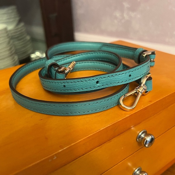 Kate Spade “Tiffany’s” Blue Satchel with Gold Hardware - Picture 13 of 13